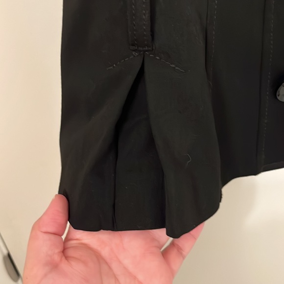 Black Bustier Style Blouse - Picture 4 of 4